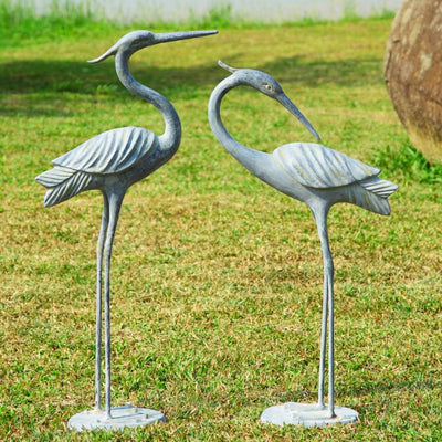 Heron Pair Sculptures