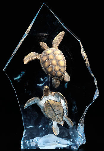 "Intrepid Spirit" Sea Turtles Sculpture
