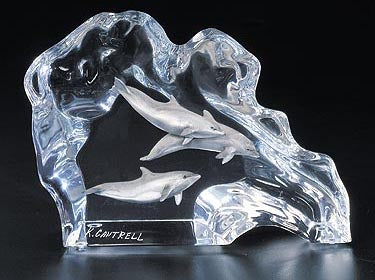 "Dolphin Wave" Limited Edition Sculpture