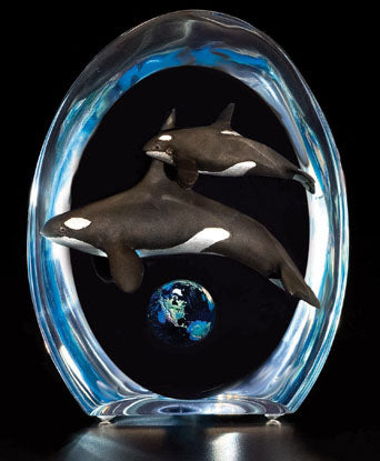 "Enduring" Orcas Sculpture