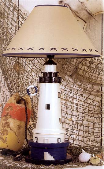 "One-of-a-Kind" Lighthouse Lamp