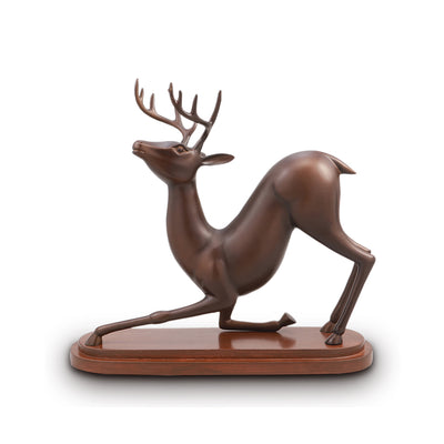 Stretching Deer Desktop Decor