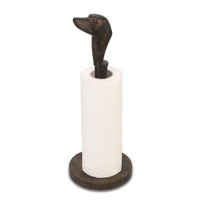 Dog Head Paper Towel Holder