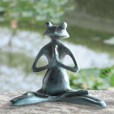 Meditating Yoga Frog Garden Sc