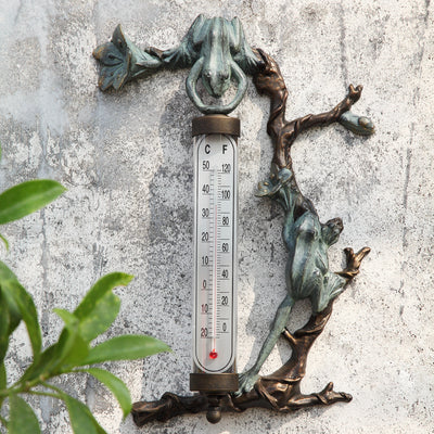 Frogs Wall Mounted Thermometer