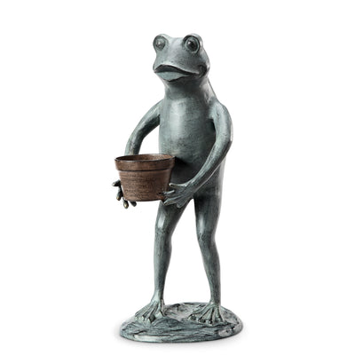 Helpful Garden Frog Planter Ho