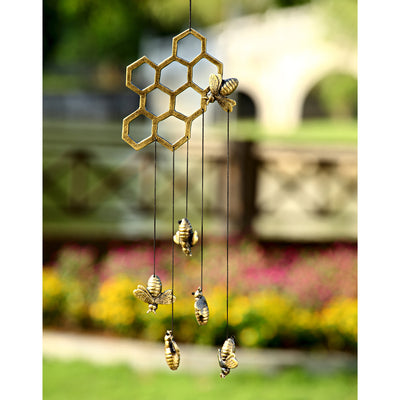 Bees and Honeycomb Windchime