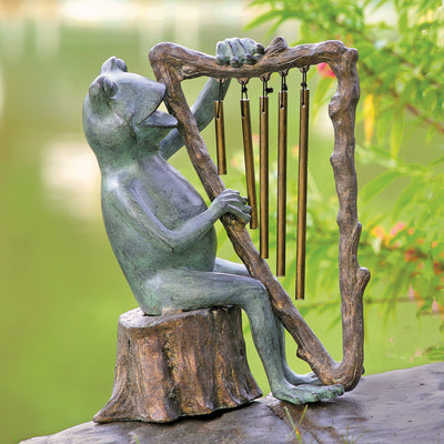 Frog and Harp Tube Windchime/G