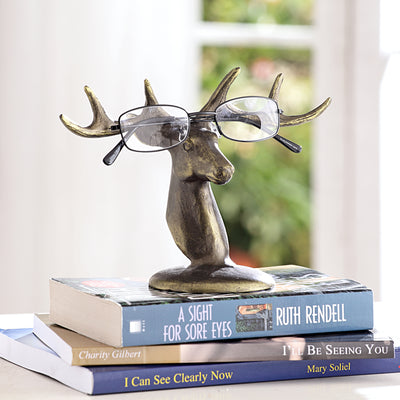 Deer Bust Eyeglass Stand