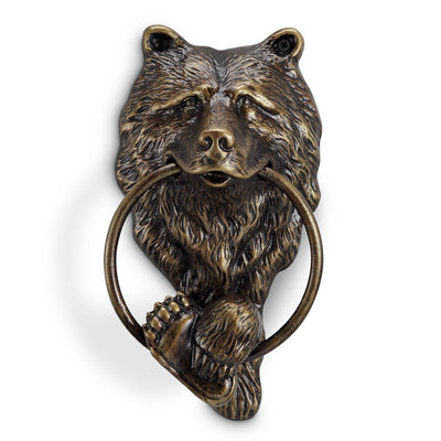 Aluminum Bear Head Doorknocker