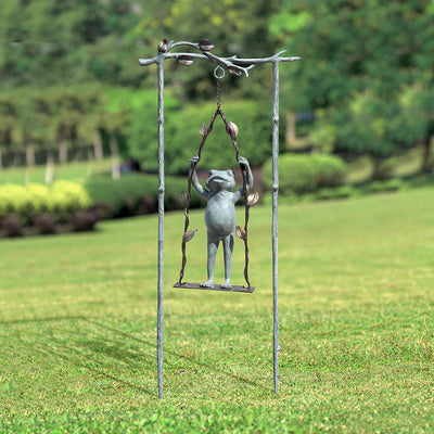 Daredevil Frog on Swing Garden