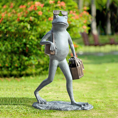 Suave Shopper Frog Garden Scul