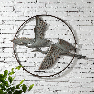 Herons in Flight Garden Wall H