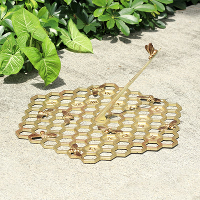 Honeycomb and Bee Sundial