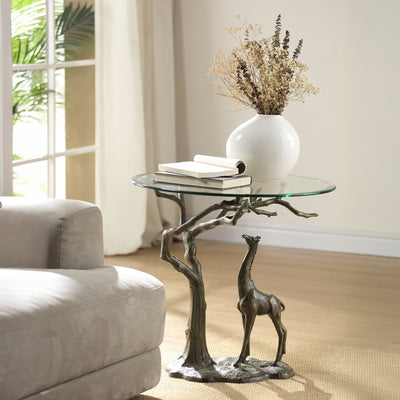 Savannah Giraffe End Table