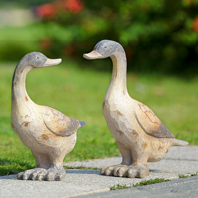 Darling Duck Pair Garden Sculp