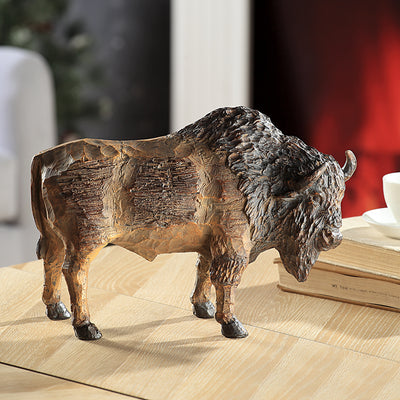 Buffalo Decor Figurine