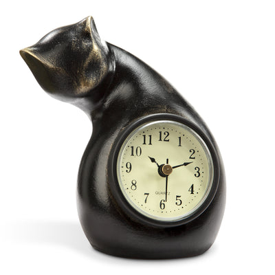 Cat Clock - Seven Dolphins