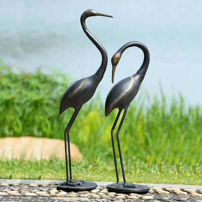 Watchful Waders (crane garden