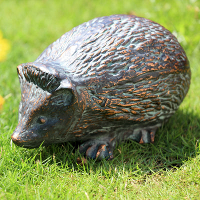 Timid Hedgehog Garden Sculptur