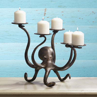 Octopus Pillar Candelabra (3.5