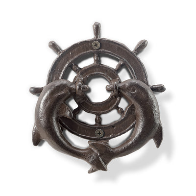 Dolphin Pair and Ships Wheel D