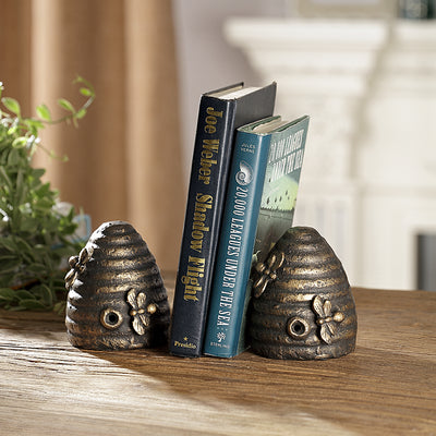 Honeycomb & Bees Bookends