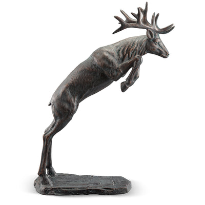 Leaping Stag Garden Sculpture