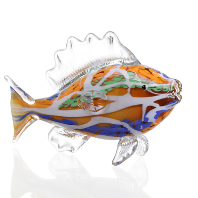 Art Glass Spotted Tropical Fish