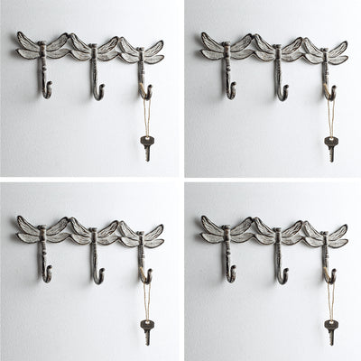 Dragonfly Trio Key Hooks PK/4