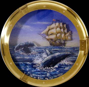 3-D Whale Porthole