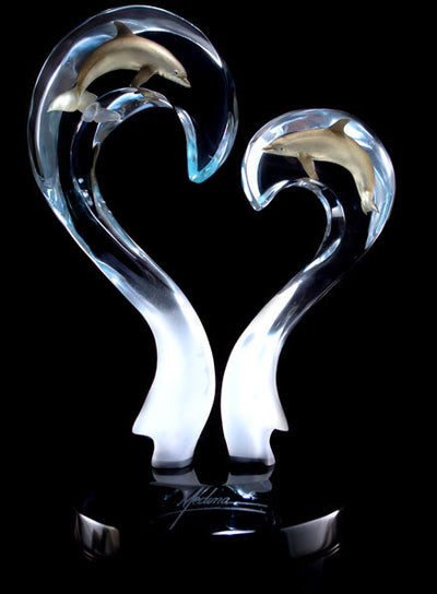 "Amor" Dolphin Sculpture by Dan Madina "Artist Proof" Only 35 produced!