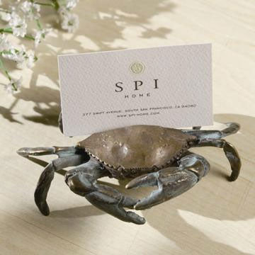 Blue Crab Card Holder