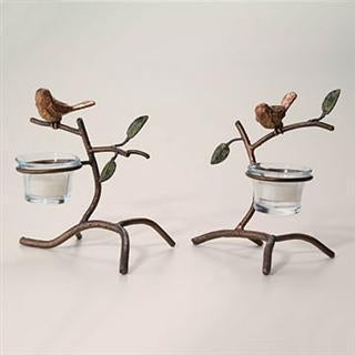 Sparrow Candle Holder - Pair