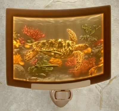 Sea Turtle Colored Night Light