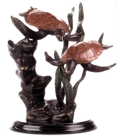 Sea Turtles Sculpture "Signature Series"