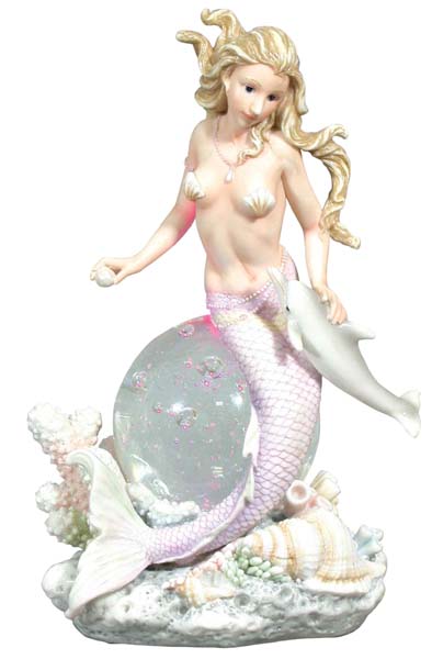 Mermaid & Dolphin Figurine LED Light