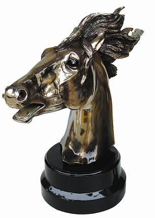 “God Father” Horse Head Sculpture