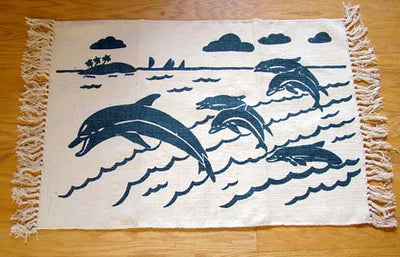 Printed Dolphin Rug