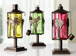 Wildlife Oil Lanterns, Set of 3