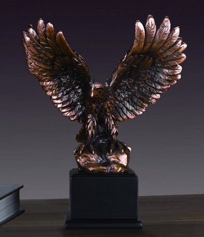 Medium Full Winged Eagle Sculpture