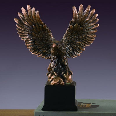 Large Full Winged Eagle Sculpture