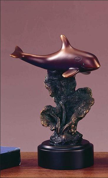 Loving Orca Sculpture