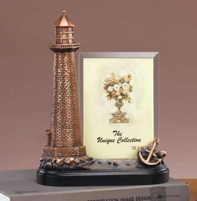 Bronze Coated Lighthouse Picture Frame