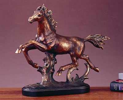 “In Flight” Galloping Horse Sculpture