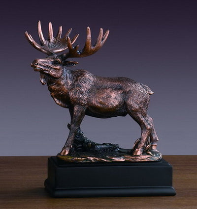 Bull Moose Sculpture