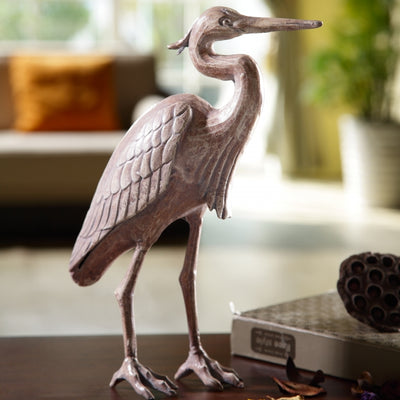 Single Heron Sculpture