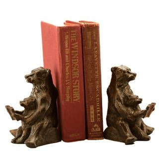 Reading Bear Bookends