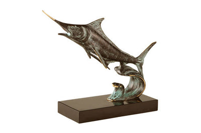 “Catching a Wave” Marlin Sculpture