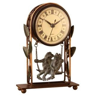 Romancing Frogs Clock